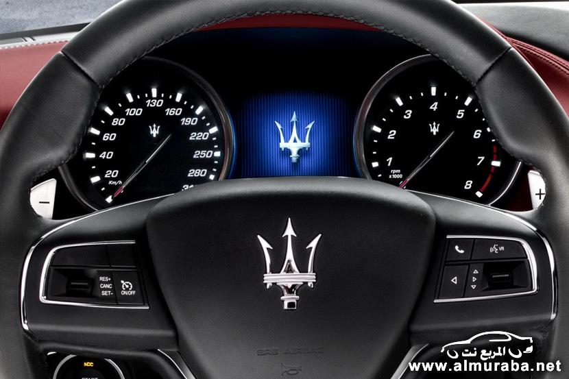 مازيراتي جيبلي 2014 الجديدة كلياً تنشر الصور الرسمية الأولى Maserati Ghibli 2014 10